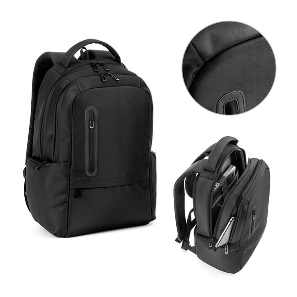 Laptop-Rucksack (17") aus 150D Nylon mit 2 gepolsterten Fächern - Egotier 92530