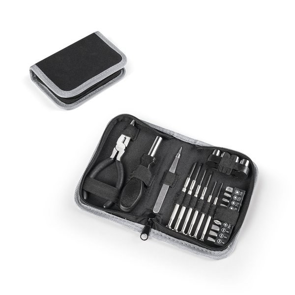 24-piece carbon steel multi-purpose tool set - Egotier 98172